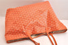 Authentic Goyard Saint Louis GM Shoulder Tote Bag PVC Leather Orange 3127M