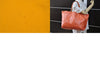 Authentic Goyard Saint Louis GM Shoulder Tote Bag PVC Leather Orange 3127M