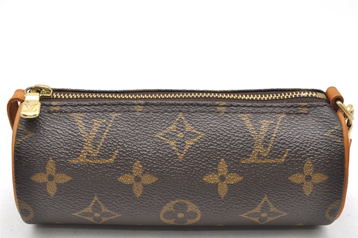 Authentic Louis Vuitton Monogram Papillon Pouch LV  3128K