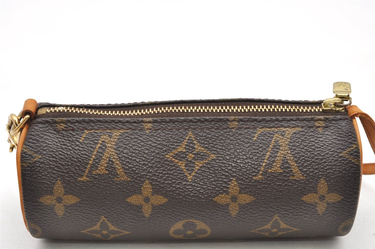 Authentic Louis Vuitton Monogram Papillon Pouch LV  3128K