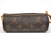 Authentic Louis Vuitton Monogram Papillon Pouch LV  3128K