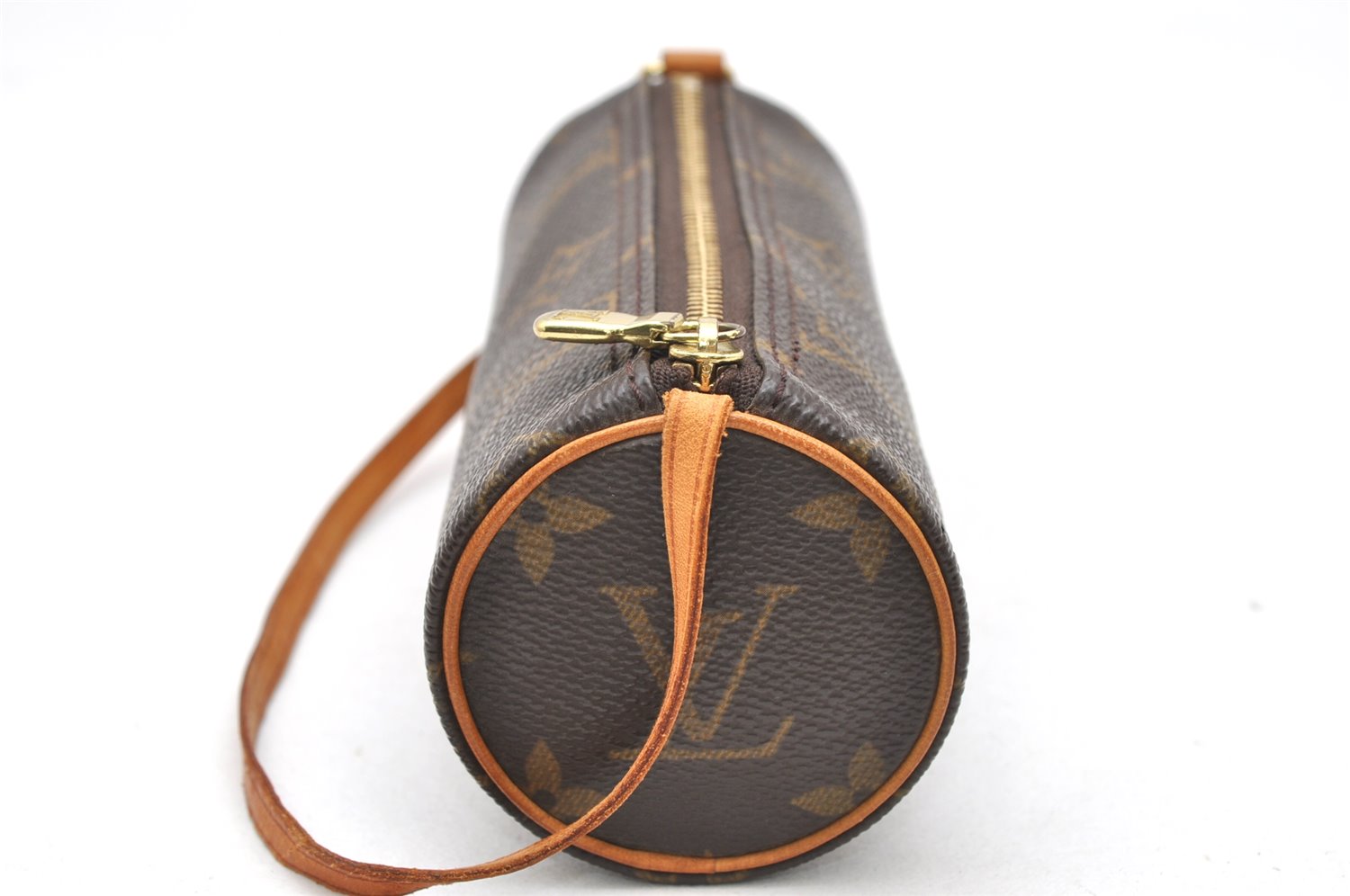 Authentic Louis Vuitton Monogram Papillon Pouch LV  3128K
