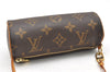 Authentic Louis Vuitton Monogram Papillon Pouch LV  3128K