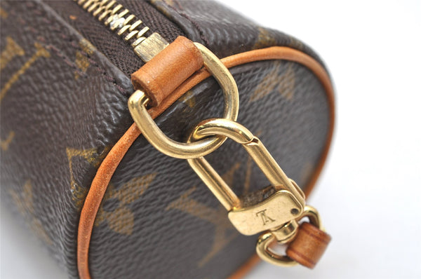 Authentic Louis Vuitton Monogram Papillon Pouch LV  3128K