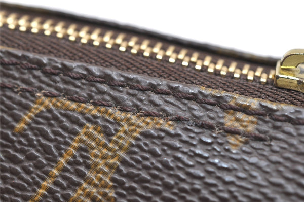 Authentic Louis Vuitton Monogram Papillon Pouch LV  3128K