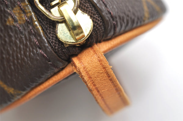 Authentic Louis Vuitton Monogram Papillon Pouch LV  3128K