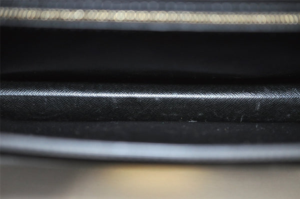 Authentic Louis Vuitton Epi Sellier Dragonne Clutch Bag Black M52612 LV 3130I