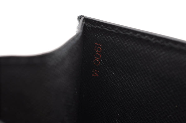 Authentic Louis Vuitton Epi Sellier Dragonne Clutch Bag Black M52612 LV 3130I