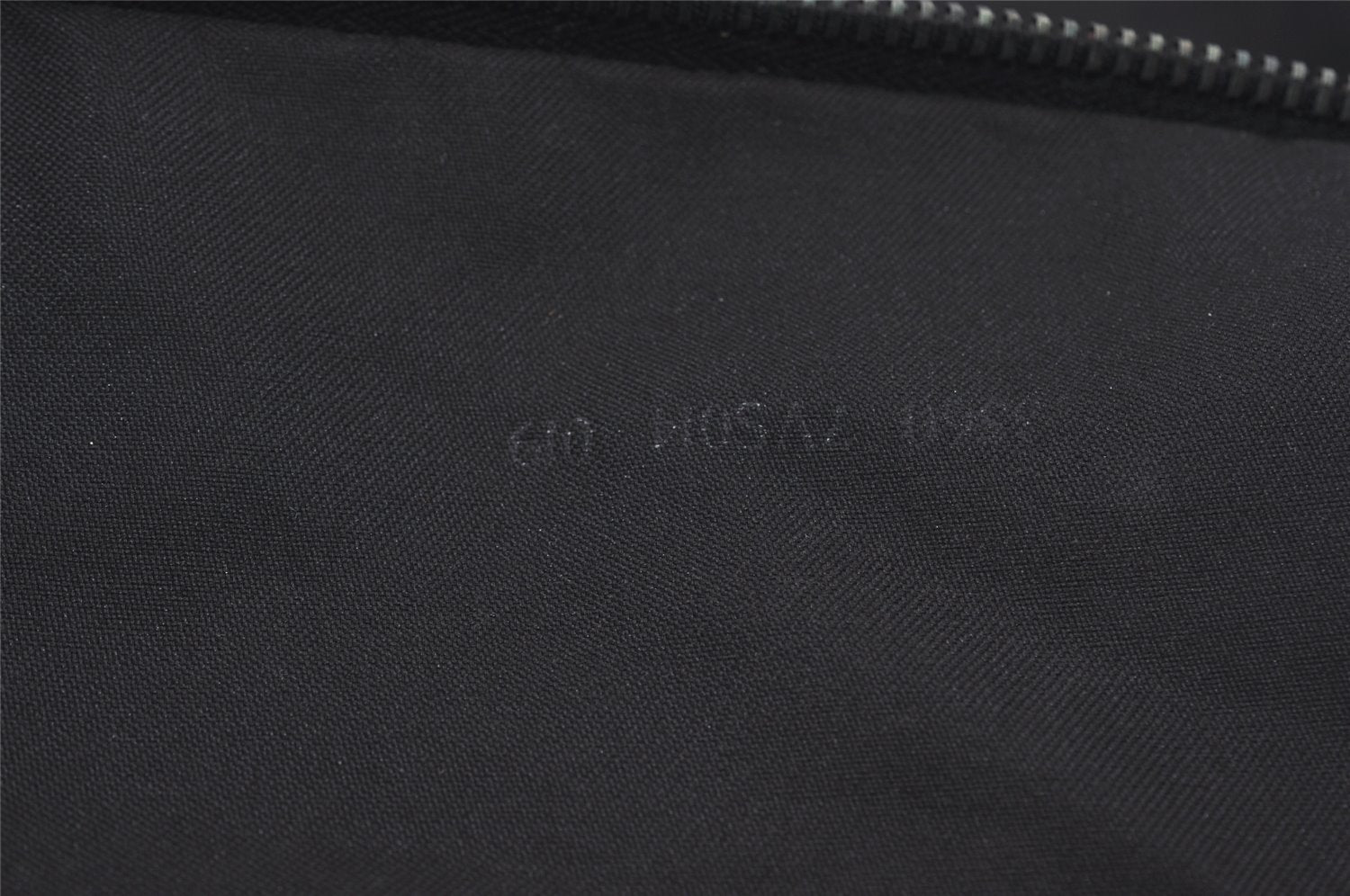 Authentic FENDI Zucchino 2Way Shoulder Boston Bag Canvas Leather Black 3131I