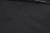 Authentic FENDI Zucchino 2Way Shoulder Boston Bag Canvas Leather Black 3131I