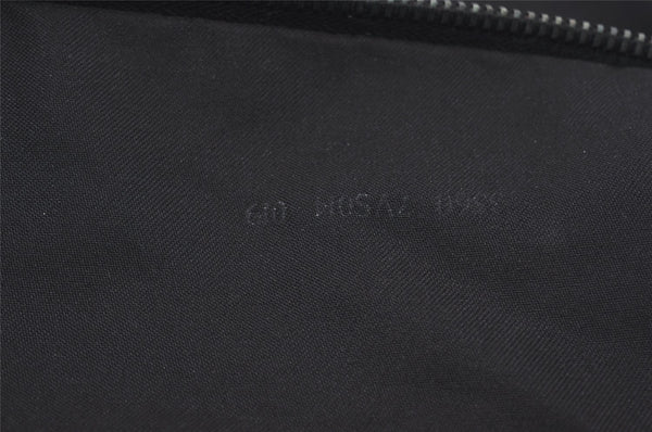 Authentic FENDI Zucchino 2Way Shoulder Boston Bag Canvas Leather Black 3131I