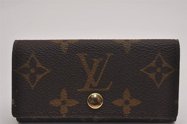 Authentic Louis Vuitton Monogram Multicles 4 Four Hooks Key Case M62631 LV 3131J