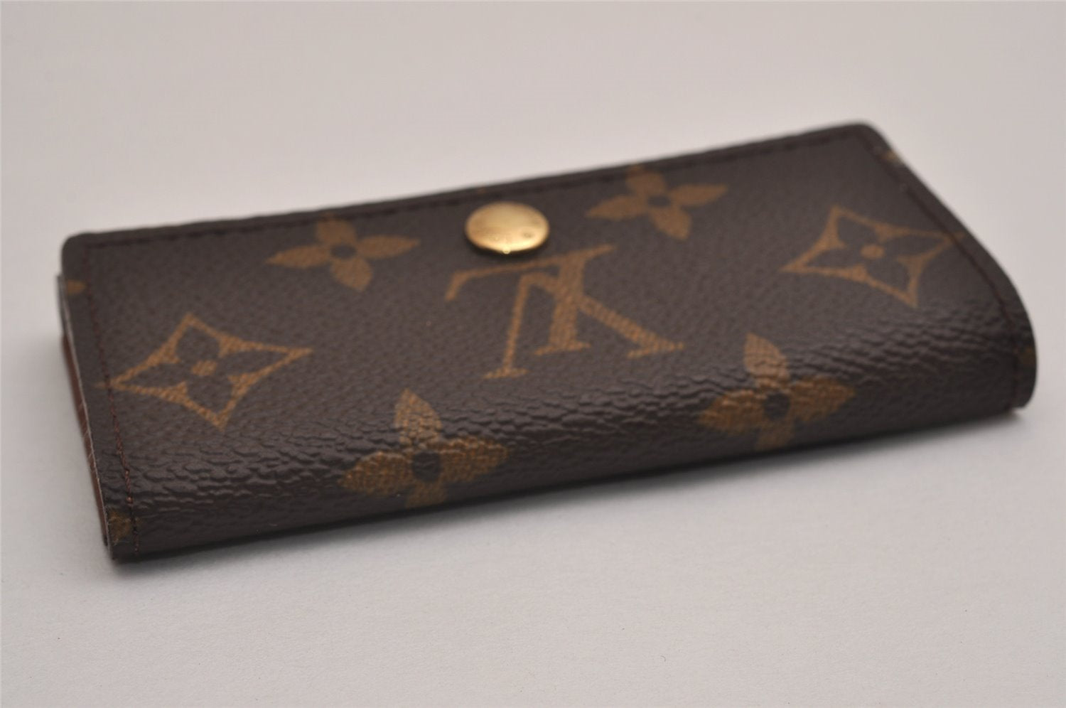 Authentic Louis Vuitton Monogram Multicles 4 Four Hooks Key Case M62631 LV 3131J