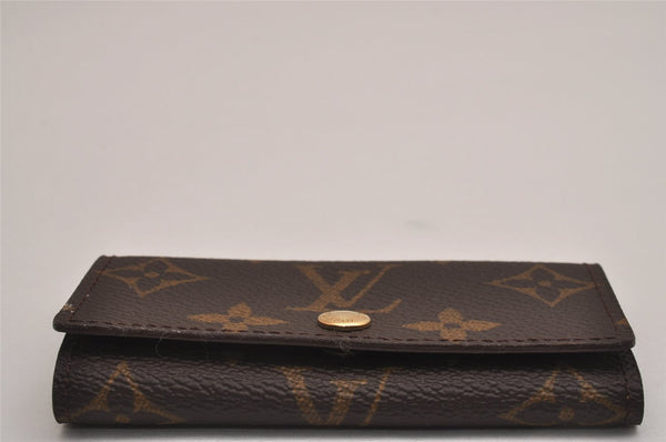 Authentic Louis Vuitton Monogram Multicles 4 Four Hooks Key Case M62631 LV 3131J