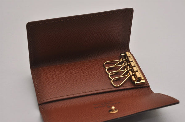 Authentic Louis Vuitton Monogram Multicles 4 Four Hooks Key Case M62631 LV 3131J