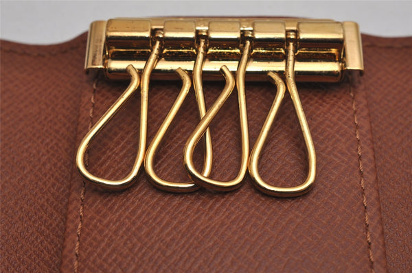 Authentic Louis Vuitton Monogram Multicles 4 Four Hooks Key Case M62631 LV 3131J