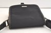 Authentic BURBERRY BLACK LABEL Check Shoulder Bag Nylon Leather Black 3131K