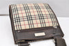 Authentic BURBERRY Nova Check Shoulder Cross Body Bag Nylon Leather Beige 3132K