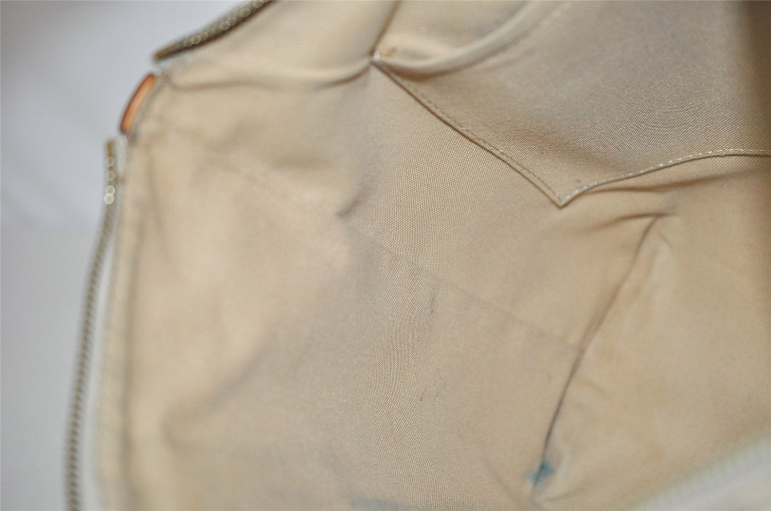 Authentic Louis Vuitton Damier Azur Totally PM Tote Bag White N41280 LV 3133I