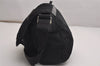 Authentic PRADA Nylon Tessuto Leather Shoulder Cross Body Bag Purse Black 3134J