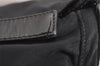 Authentic PRADA Nylon Tessuto Leather Shoulder Cross Body Bag Purse Black 3134J