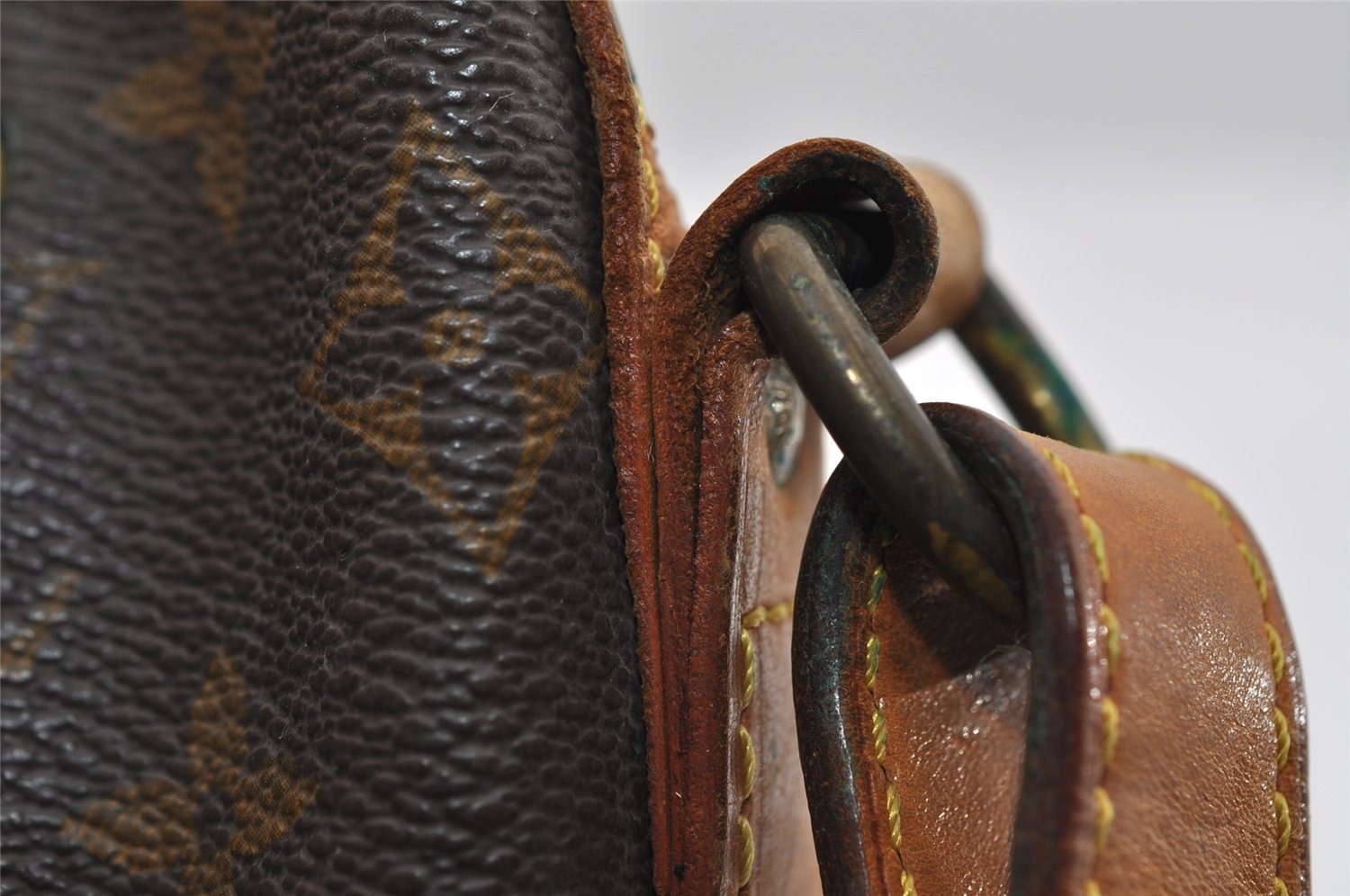 Authentic Louis Vuitton Monogram Petit Noe M42226 Shoulder Drawstring Bag 3135I