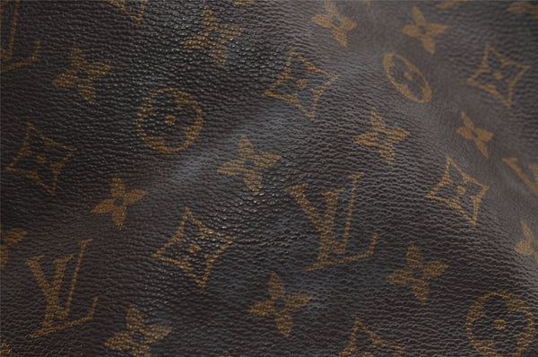 Authentic Louis Vuitton Monogram Petit Noe M42226 Shoulder Drawstring Bag 3135I