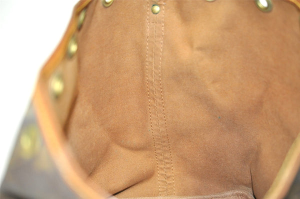 Authentic Louis Vuitton Monogram Petit Noe M42226 Shoulder Drawstring Bag 3135I