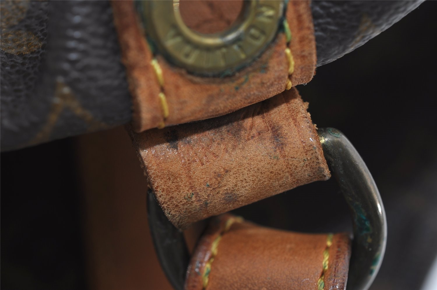 Authentic Louis Vuitton Monogram Petit Noe M42226 Shoulder Drawstring Bag 3135I