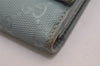 Authentic GUCCI GG Imprime Long Wallet GG PVC Leather 212104 Light Blue 3135J