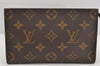 Authentic Louis Vuitton Monogram Pouch For Bucket PM LV Junk 3135K