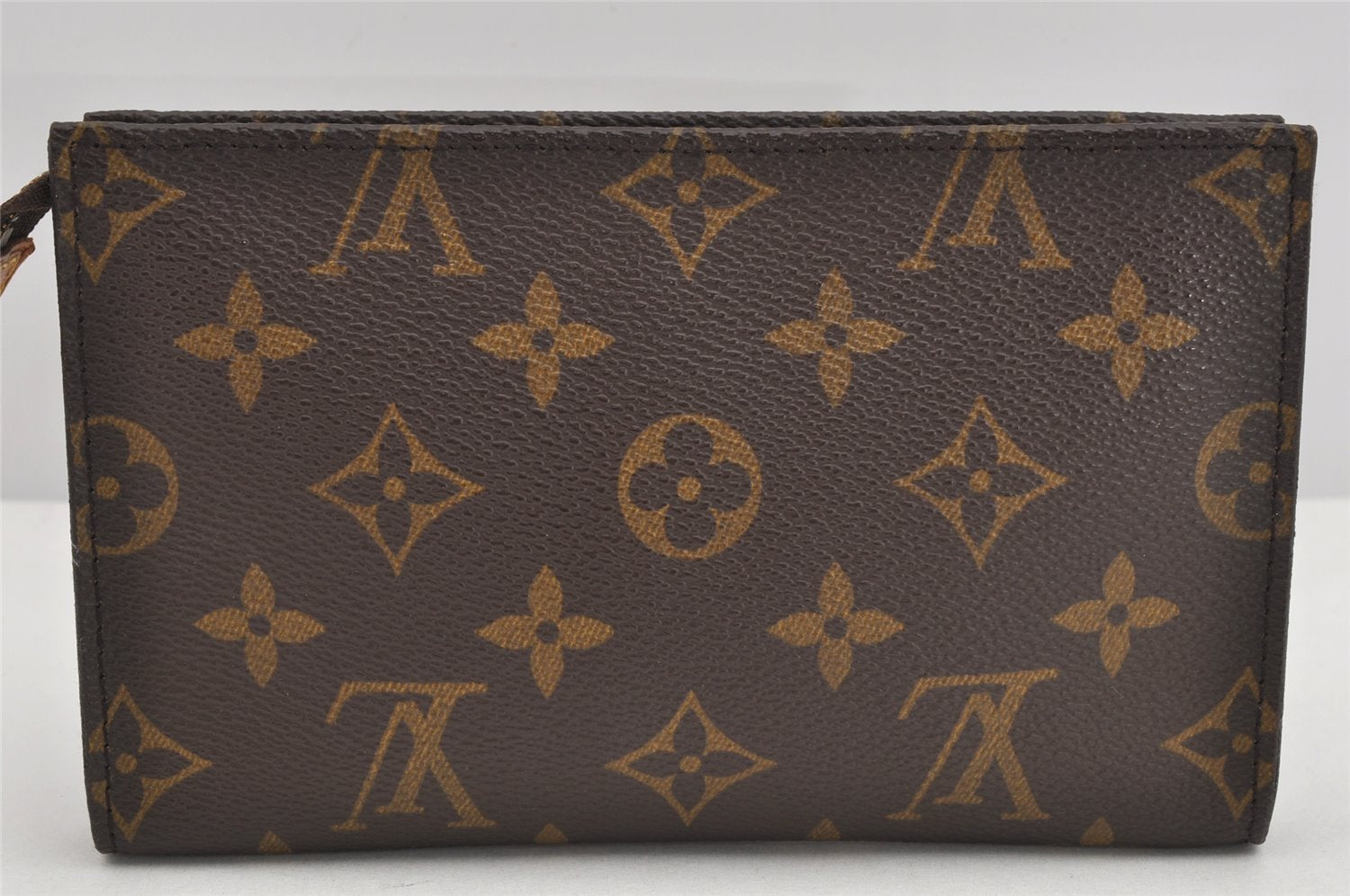 Authentic Louis Vuitton Monogram Pouch For Bucket PM LV Junk 3135K