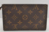 Authentic Louis Vuitton Monogram Pouch For Bucket PM LV Junk 3135K