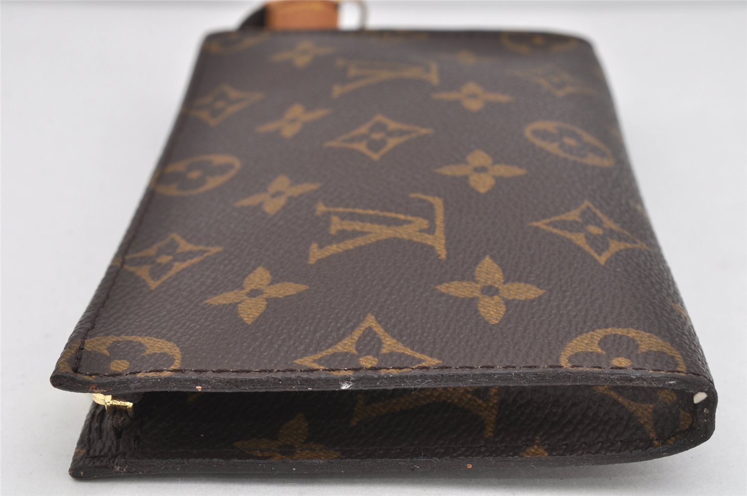 Authentic Louis Vuitton Monogram Pouch For Bucket PM LV Junk 3135K