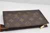 Authentic Louis Vuitton Monogram Pouch For Bucket PM LV Junk 3135K