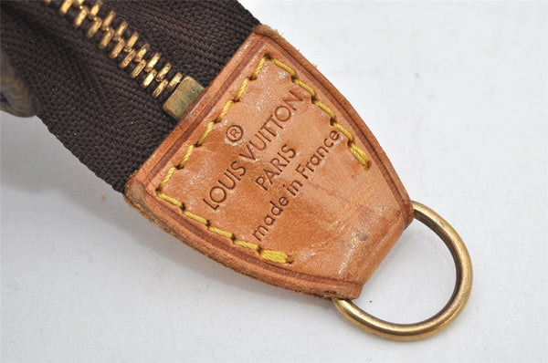 Authentic Louis Vuitton Monogram Pouch For Bucket PM LV Junk 3135K