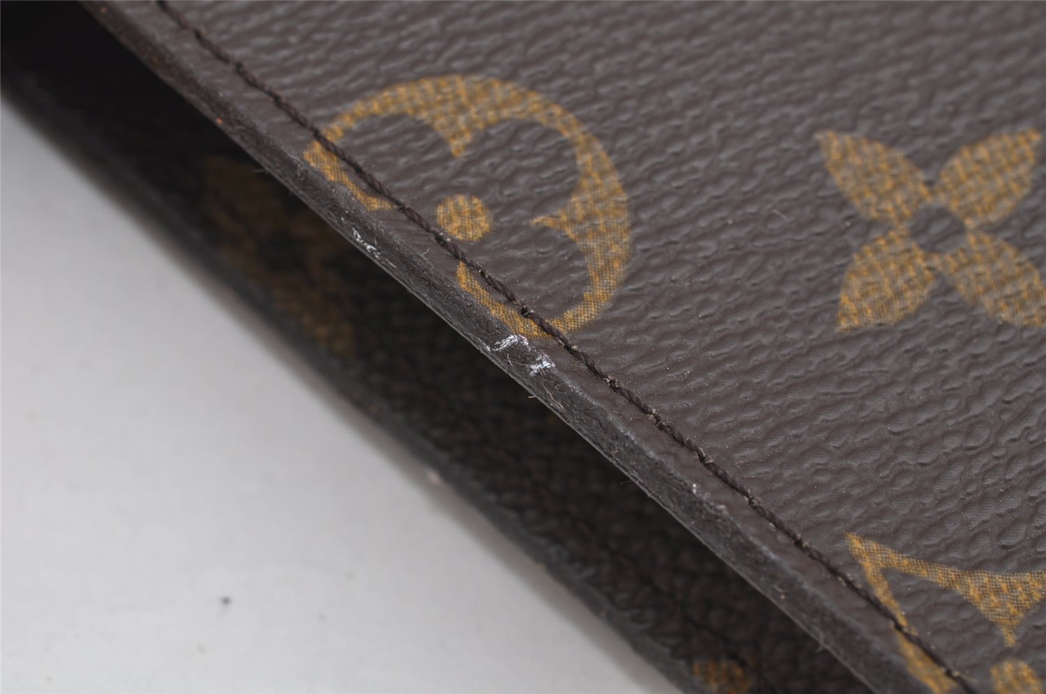 Authentic Louis Vuitton Monogram Pouch For Bucket PM LV Junk 3135K