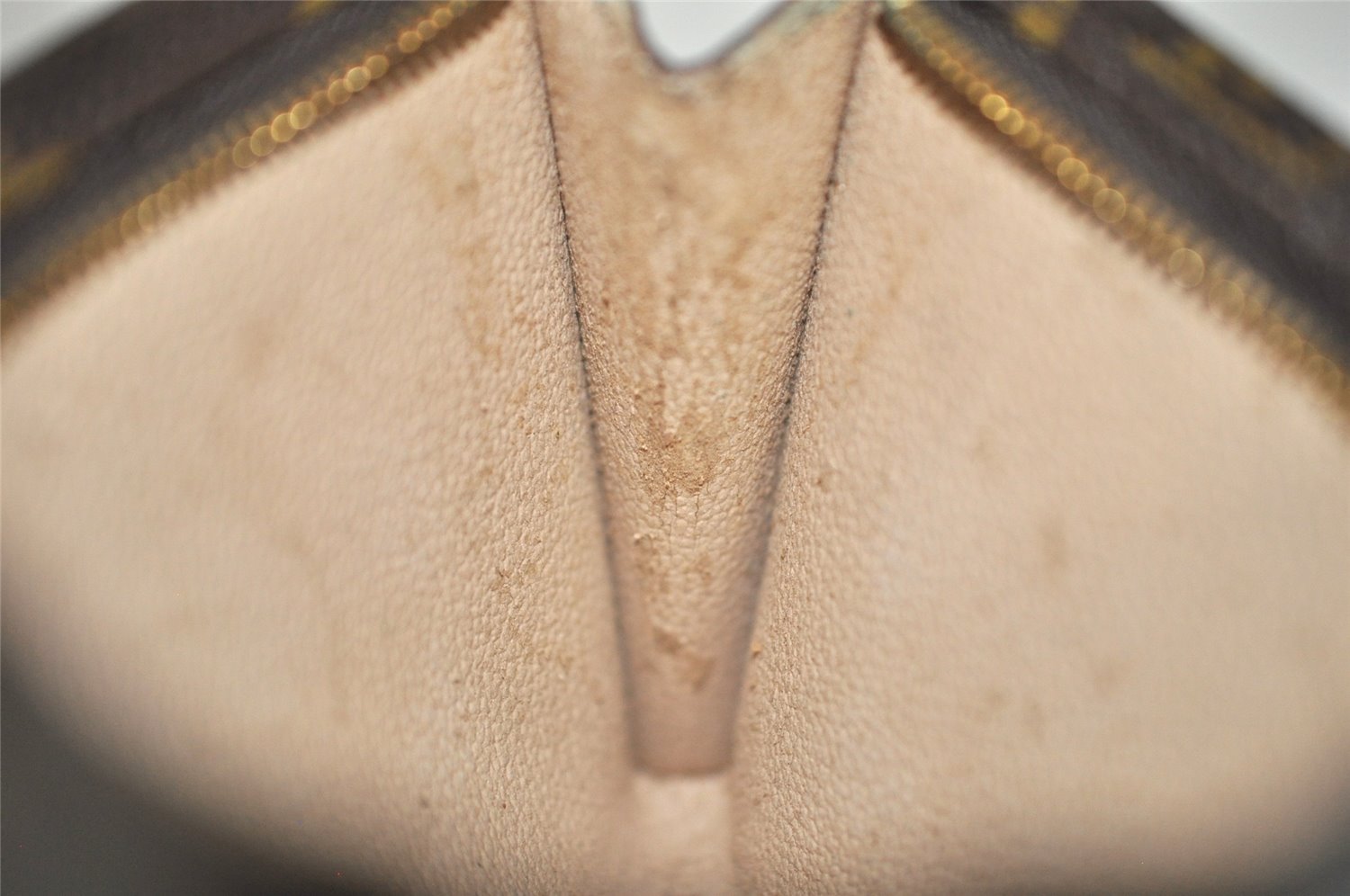 Authentic Louis Vuitton Monogram Pouch For Bucket PM LV Junk 3135K