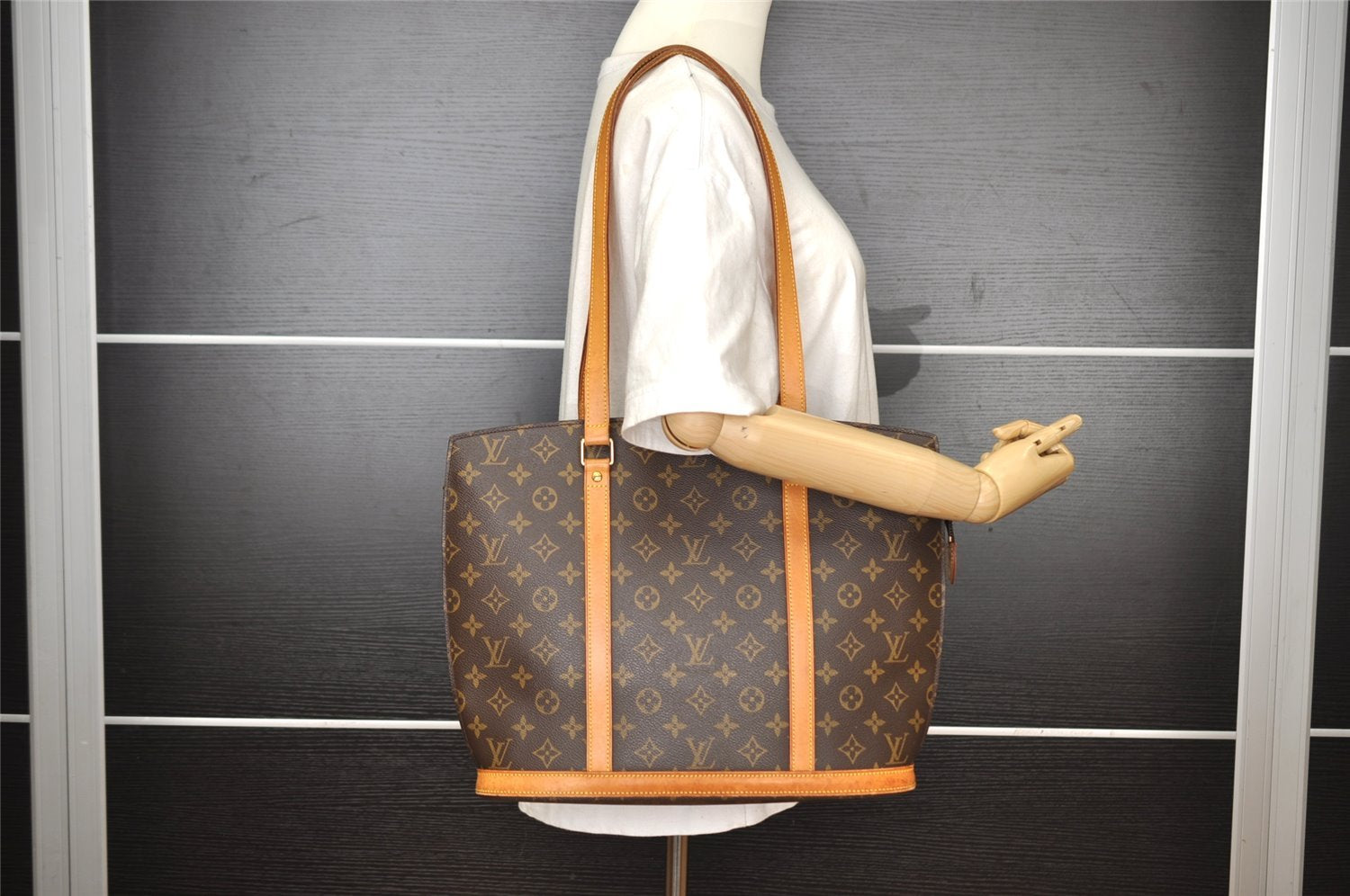 Authentic Louis Vuitton Monogram Babylone Shoulder Tote Bag M51102 Junk 3136I