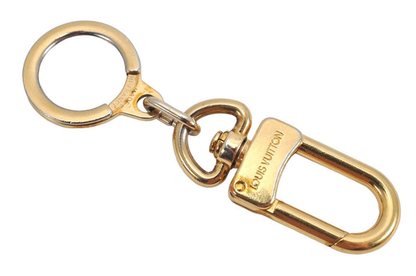 Authentic Louis Vuitton Charm Key Chain Anokre Gold M62698 LV 3136K