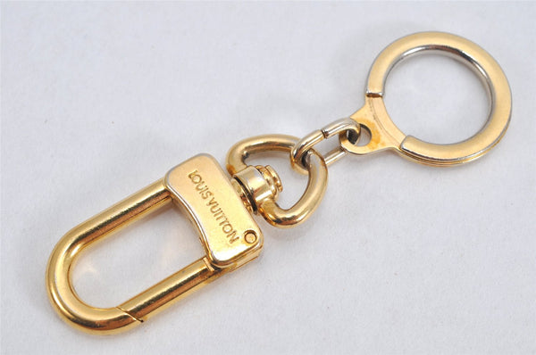 Authentic Louis Vuitton Charm Key Chain Anokre Gold M62698 LV 3136K