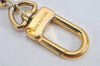 Authentic Louis Vuitton Charm Key Chain Anokre Gold M62698 LV 3136K