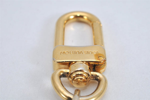 Authentic Louis Vuitton Charm Key Chain Anokre Gold M62698 LV 3136K