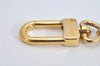 Authentic Louis Vuitton Charm Key Chain Anokre Gold M62698 LV 3136K