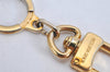 Authentic Louis Vuitton Charm Key Chain Anokre Gold M62698 LV 3136K