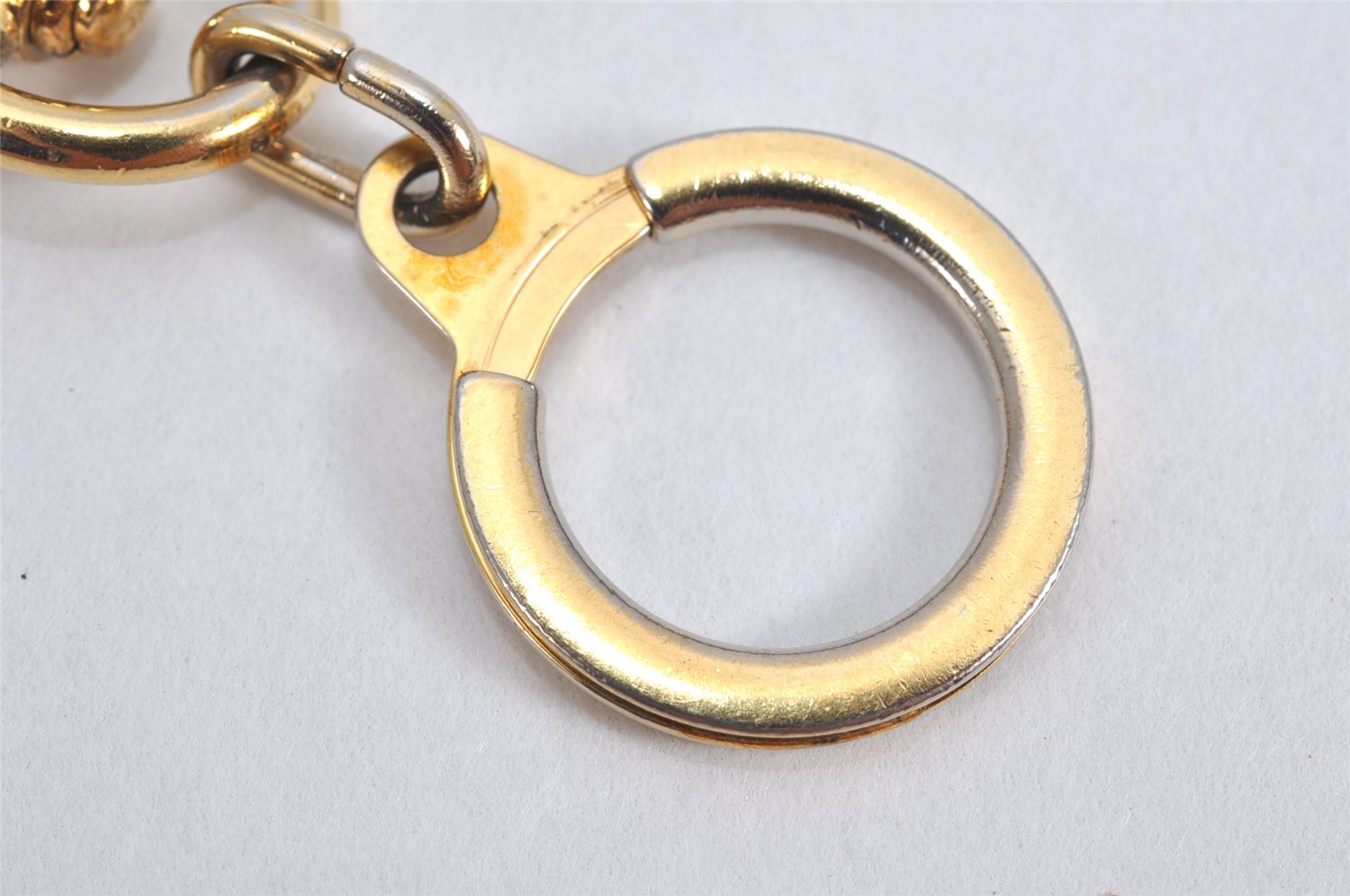 Authentic Louis Vuitton Charm Key Chain Anokre Gold M62698 LV 3136K