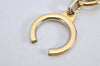 Authentic Louis Vuitton Charm Key Chain Anokre Gold M62698 LV 3136K