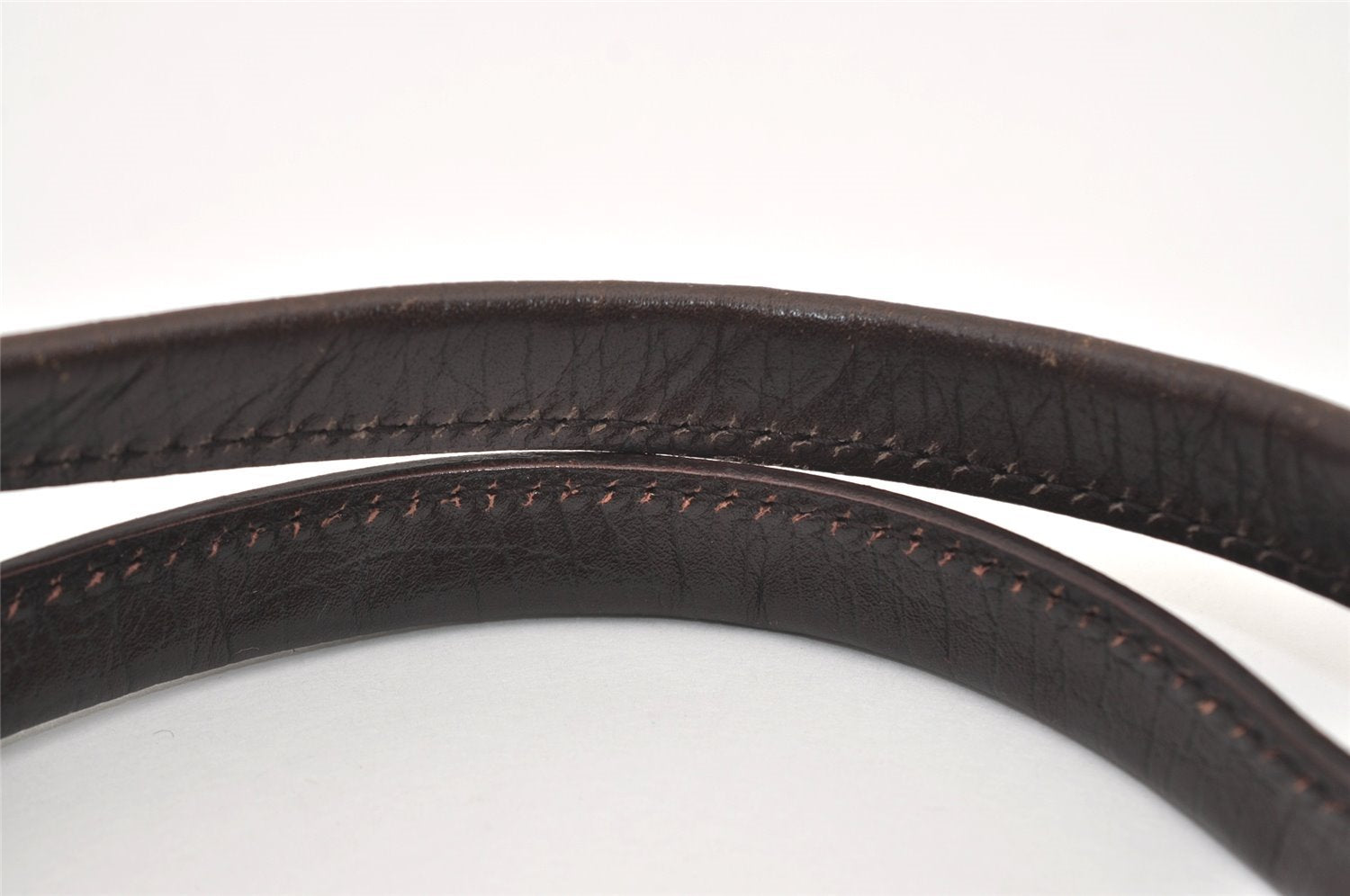 Authentic GUCCI Vintage Hand Tote Bag GG PVC Leather 91249 Brown 3137J