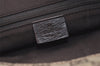 Authentic GUCCI Vintage Hand Tote Bag GG PVC Leather 91249 Brown 3137J