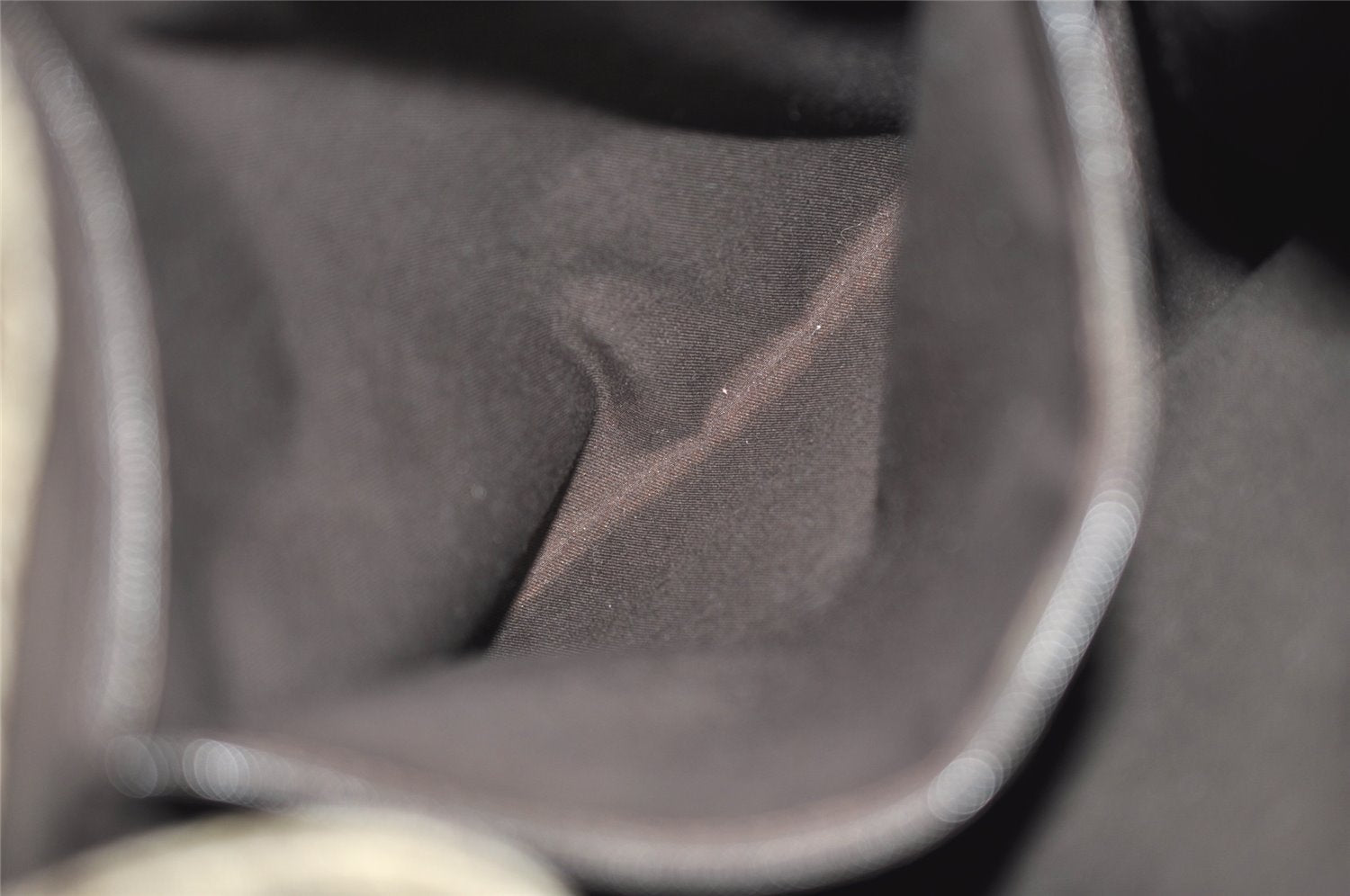 Authentic GUCCI Vintage Hand Tote Bag GG PVC Leather 91249 Brown 3137J